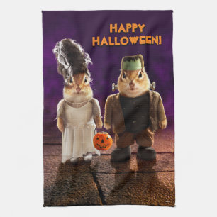 Gothic Couple Kitchen Towel