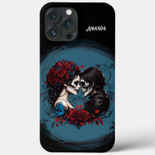 Gothic Couple Lovers Valentine's Day Holiday iPhone 13 Pro Max Case