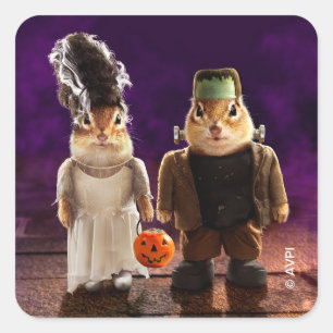 Gothic Couple Square Sticker