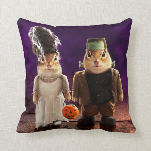 Gothic Couple Throw Pillow