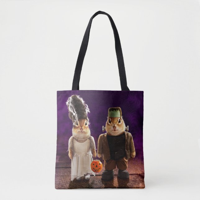 Gothic Couple Tote Bag (Front)