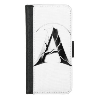 Gothic Cracked Initial A Phone Case - Dark Minimal