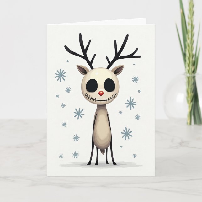 Gothic Creature Christmas Card (Front)