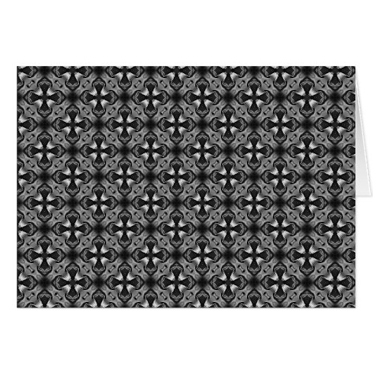 gothic cross greeting card (Front Horizontal)
