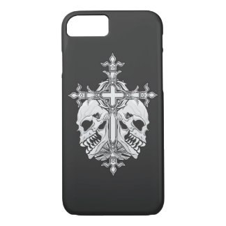 Gothic Cross Skulls iPhone 8/7 Case
