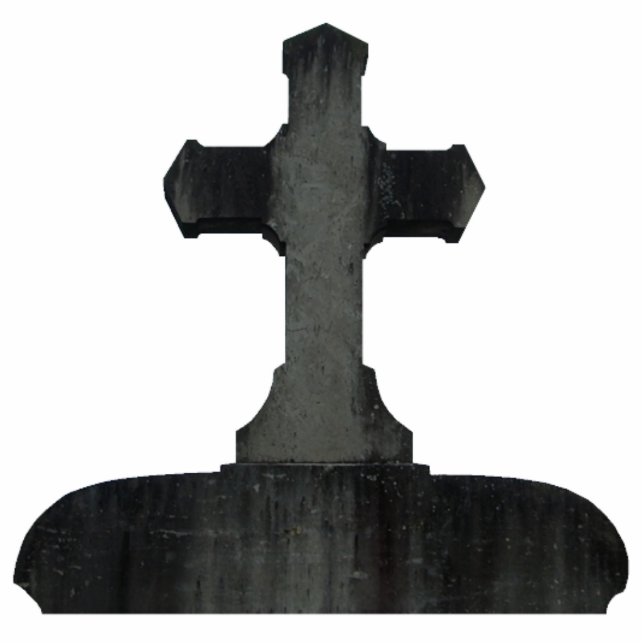 Gothic cross tombstone magnet (Front)
