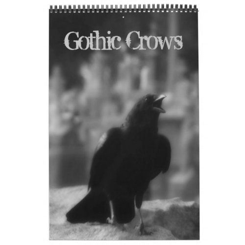 Gothic Crows  Calendar