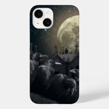 Gothic Crows Case-mate Iphone 14 Case by FantasyCases at Zazzle