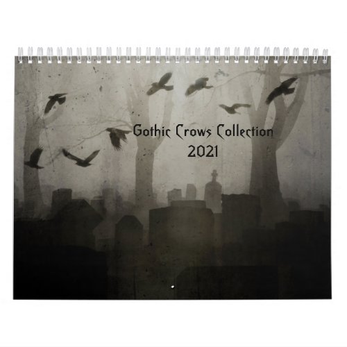 Gothic Crows Collection 2021 Calendar