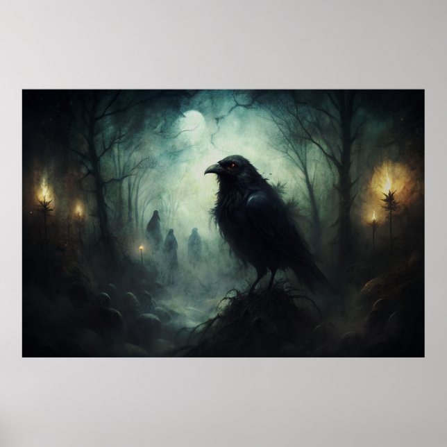 Gothic Crows Poster (Front)
