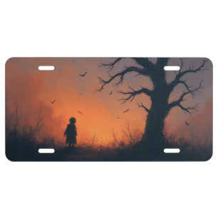 Gothic Curiosity License Plate