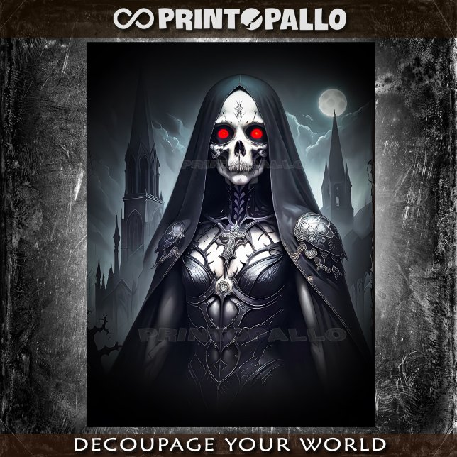 Gothic cursed nun of death -  tissue paper (Creator Uploaded)