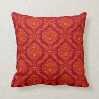 Gothic Damask #9 @ DianeImelda Throw Pillow
