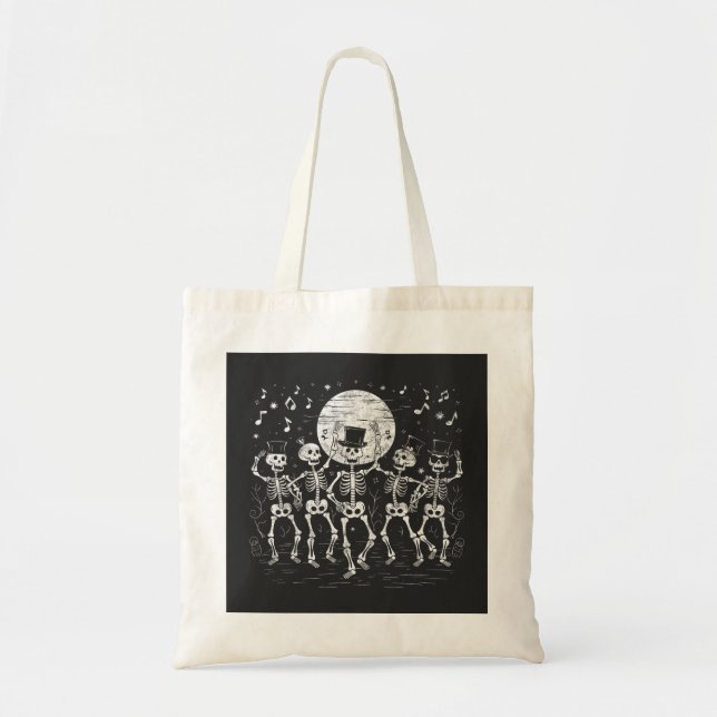 Gothic Dancing Skeleton Gift Collection Tote Bag (Front)