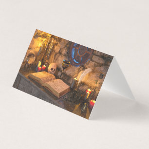 Gothic Dark Academia Candlelit Study Art