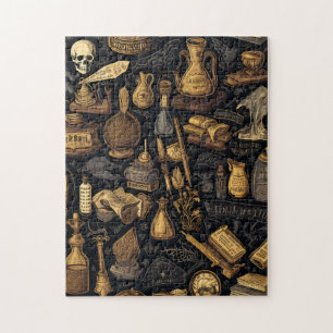 Gothic Dark Academia Jigsaw Puzzle