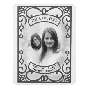 Gothic Dark and Moody Halloween Door Sign