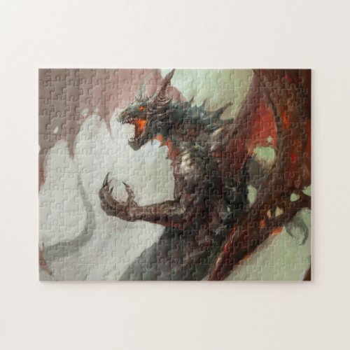 Gothic Dark Dragon Puzzle