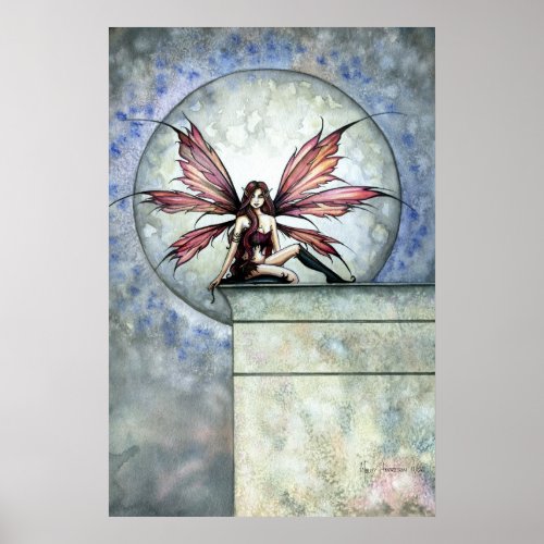 Gothic Dark Fairy Fantasy Poster Print