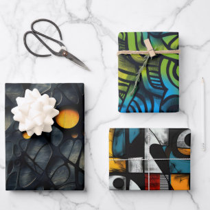 Gothic Dark Feeling Depressing Wrapping Paper Sheets