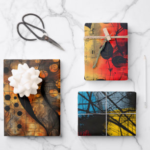 Gothic Dark Feeling Depressing Wrapping Paper Sheets