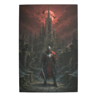 Gothic Dark Knight Fantasy Wall Art
