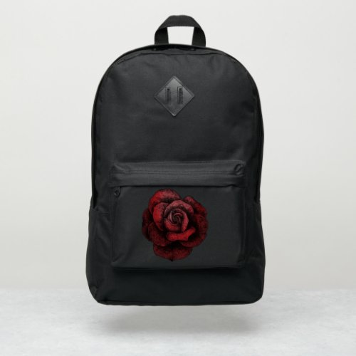 Gothic Dark Rose Backpack