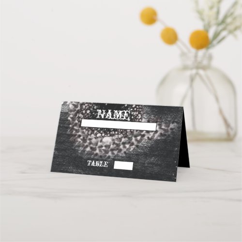 Gothic Decay Table  Place Card
