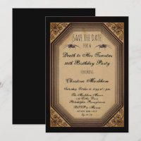 Gothic Deco Death to Her 20s Birthday Party