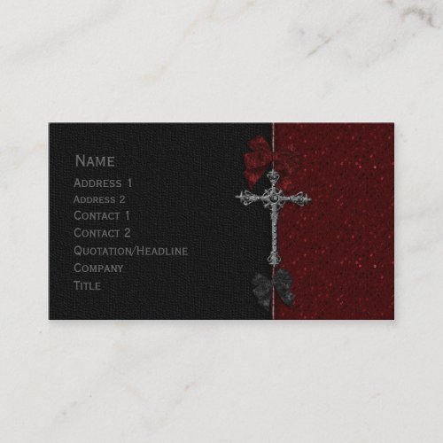 Gothic Design Business Cards