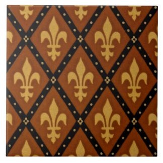 Gothic Ceramic Tiles Zazzle Gothic Design Fleur De Lis Motif Terra Cotta Tile