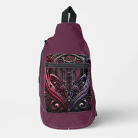 Gothic Design Sling Backpack