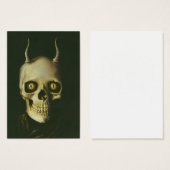 Gothic Devil Skull ACEO Business Card (Front & Back)