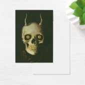 Gothic Devil Skull ACEO Business Card (Desk)