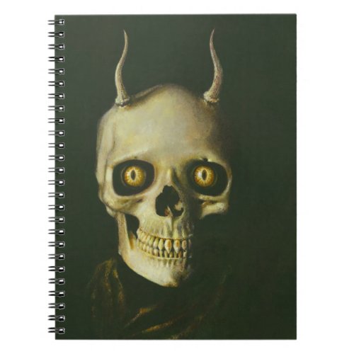 Gothic Devil Skull Notebook