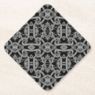 GOTHIC Diamond Paper Coasters