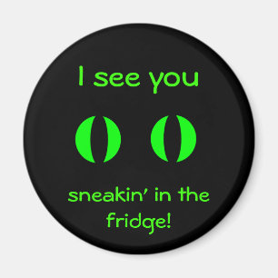 Gothic diet reminder magnet