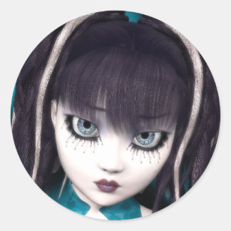 Gothic Doll Grunge Sticker