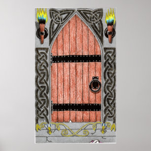 Gothic Door (color) print