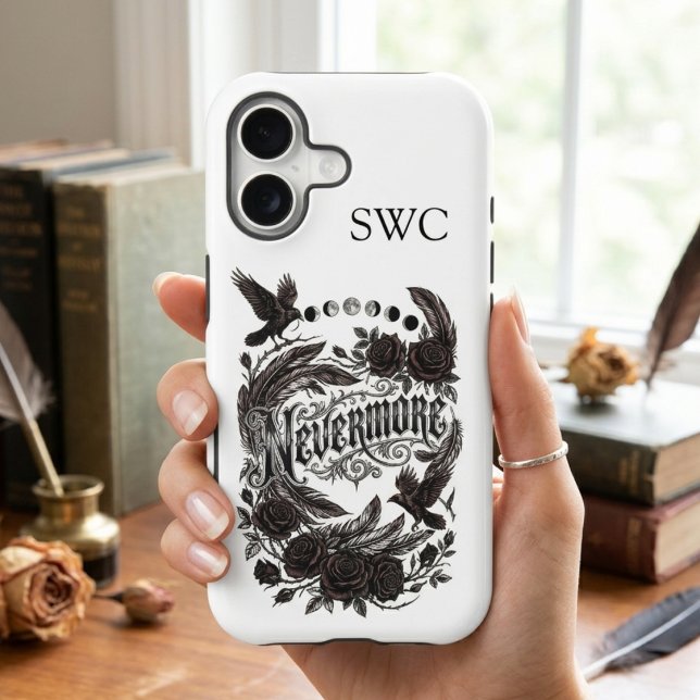 Gothic Edgar Allan Poe Raven Literary Case-Mate iPhone Case (Gothic Edgar Allan Poe Raven Literary phone case)