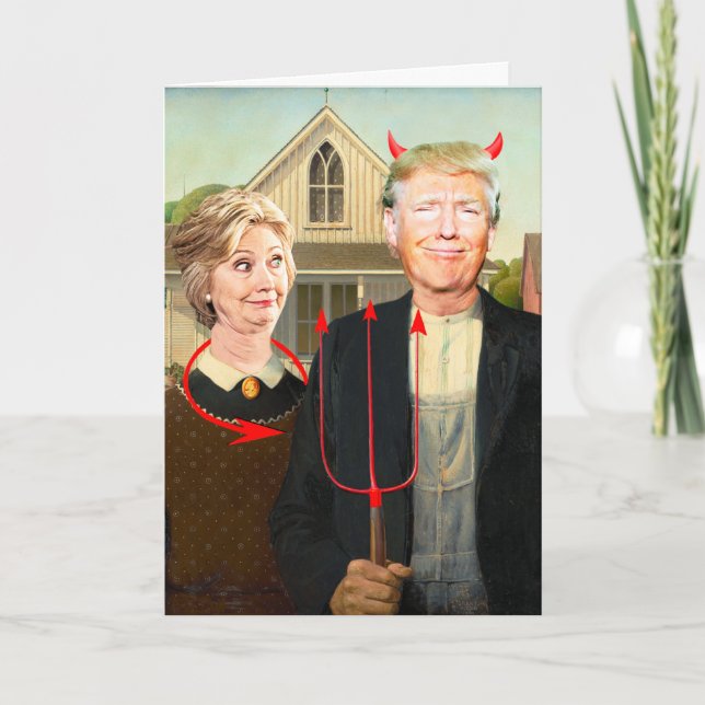 Gothic Election Party Invitation (Front)