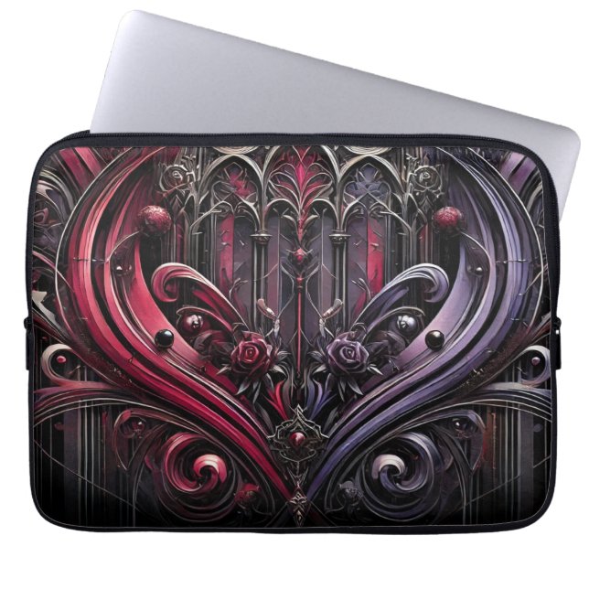 Gothic Electronics Sleeve with Cathedral Design (Front)