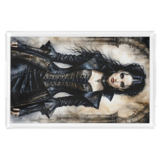 Gothic Elegance Acrylic Tray