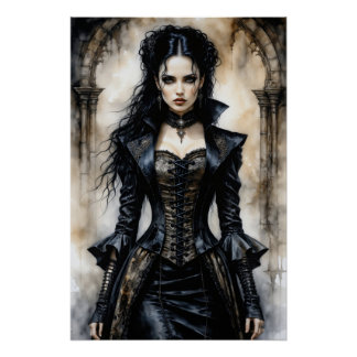 Gothic Elegance Poster