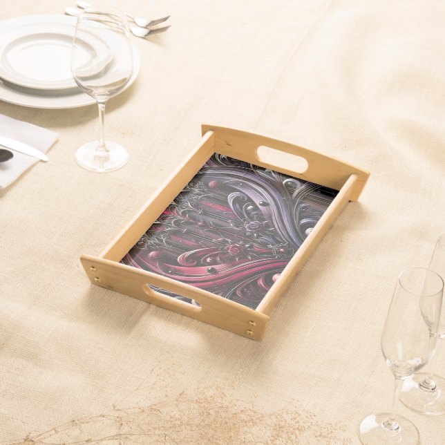 Gothic Elegance Serving Tray (Front)