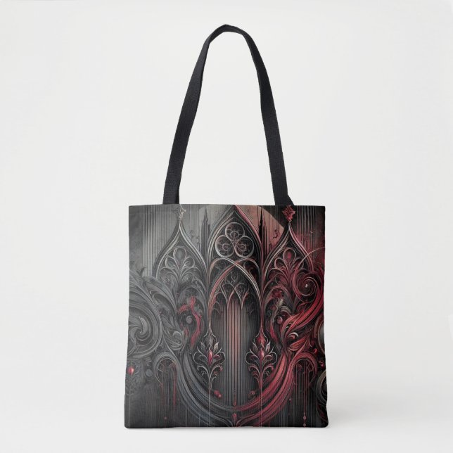 Gothic Elegance Tote Bag (Front)