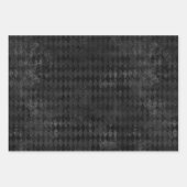 Gothic Elegant Black Halloween Wrapping Paper Sheets (Front 2)