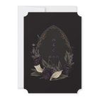 Gothic Elegant Floral Violet Purple Wedding 