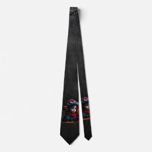 Gothic elf magic under the full moon.  neck tie