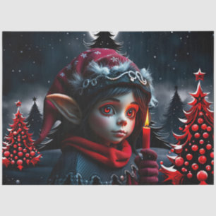 Gothic elf magic under the full moon.  tissue paper
